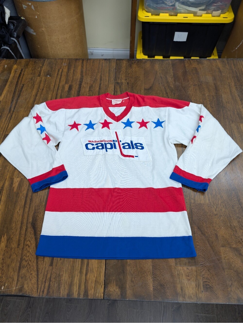 Washington Capitals Hockey Jersey Size Small Vtg 80s